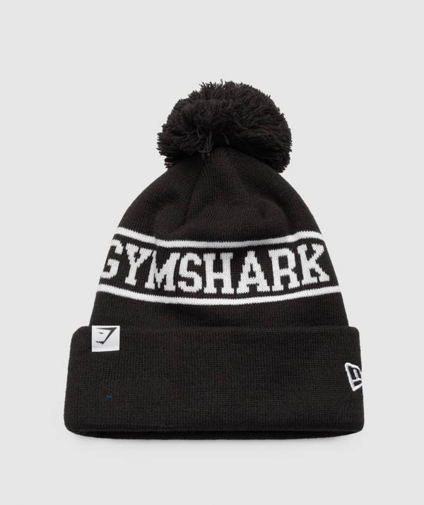Panske Čiapky Gymshark New Era Tab Čierne | HP5741983